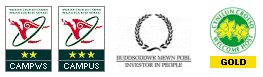 WTB 2 and 3 star rated, Investor in People and Welcome Host Gold standard